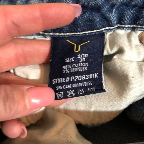 🔥VIGOSS STUDIO DISTRESSED JEANS SIZE 9/10 30 - Picture 5 of 6